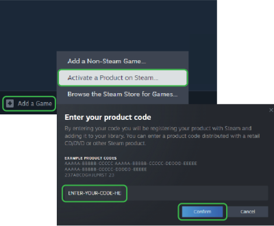 Steam Activation